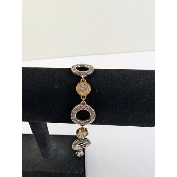 Brighton Two Tone Sundrops Silver‎ Plated Reversible Bracelet - Picture 2 of 6